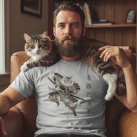 Load image into Gallery viewer, Samurai Cat  Loyalty and Honor T-Shirt
