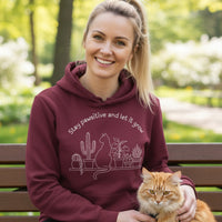 Load image into Gallery viewer, Stay Pawsitive And Let It Grow Hoodie
