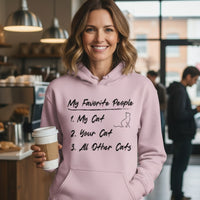 Load image into Gallery viewer, My Favorite People Cats Hoodie