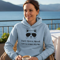 Load image into Gallery viewer, Don't Stress Meowt - I don't do drama, only naps Hoodie