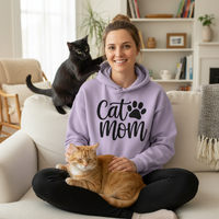 Load image into Gallery viewer, Cat Mom Pullover Hoodie
