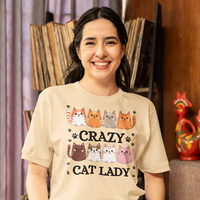 Load image into Gallery viewer, Crazy Cat Lady T-shirt
